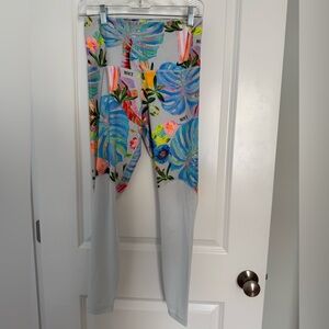 Nike Colorful Tropical Leaf Leggings